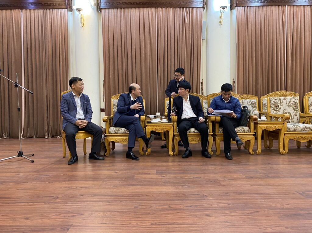 Lãnh đạo Hung Yen Group trao đổi và làm việc với đại diện các sở, ban, ngành của tỉnh